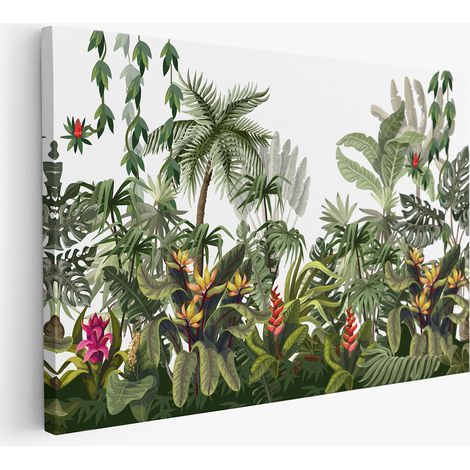 Tableau toile - Forêt Tropicale (1/2)