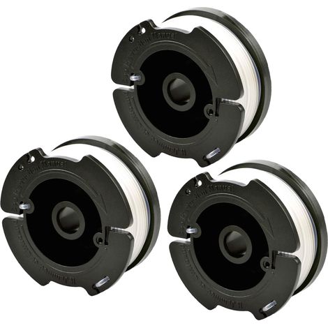 3er-Pack Ersatzspule für Black+Decker AF-100 Weed Eater AF-100-3ZP und AF-100-BKP Rasentrimmerfaden (0,065 Zoll, automatischer Fadenvorschub, 30 Fuß).