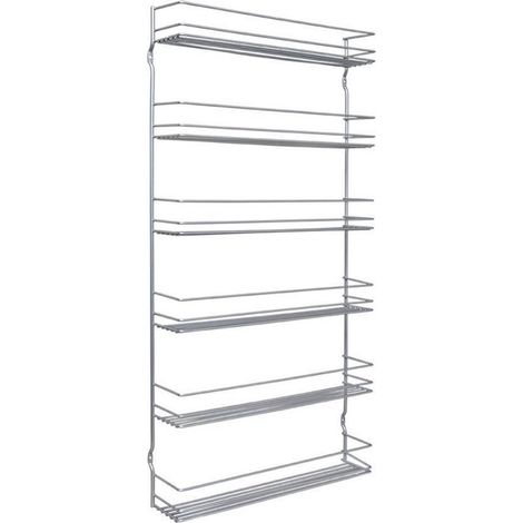 Metaltex Pepito Kruidenrek 6 Etages 36x8x71 cm Zilver (1/2)