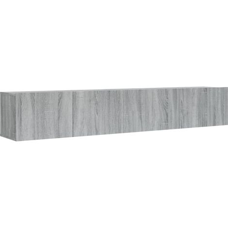 Maison Exclusive - 2-tlg. TV-Schrank-Set Grau Sonoma Holzwerkstof