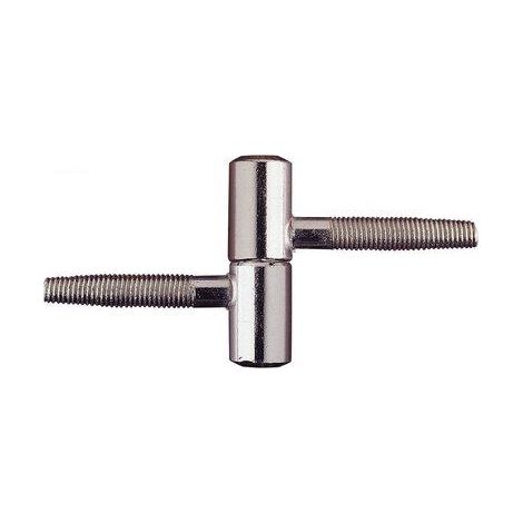 CERNIERA TIPO ANUBA - ACCIAIO NICHELATO MM 14- 25 pezzi