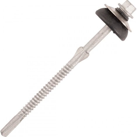 Vis Autoperceuse Fibrotop Tête Hexagonale IPN (avec Rondelle d'Étanchéité) Ø 6.3X110 (1/2)