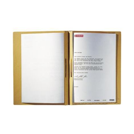 Leitz Pendelhefter 21870000 DIN A4 Combi-Zweifalz naturbraun (1/4)