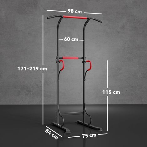 Poste de trempage réglable en hauteur de la tour de puissance avec barre de tractions,ventouses,multi-salle de sport pour la maison (1/5)