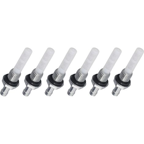 Lot de 6 filtres de joint de réservoir d'essence en alliage d'aluminium, remplacement pour réservoir d'huile GX120, GX160 et GX200 (1/5)