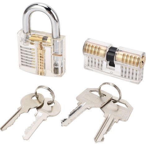 Cadenas à clé à noyau en laiton avec jeu de clés, verrou de tiroir, verrou d'armoire, verrou de classeur, utilisé dans les armoires, les meubles, les armoires de rangement, les vitrines, etc. (1/5)
