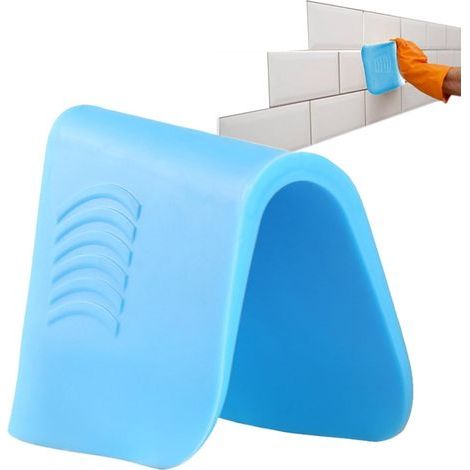 2 PièCes Kit d'outils de calfeutrage, outil de finition de calfeutrage Outil de calfeutrage pour brique en caoutchouc,Outils d'amélioration de l'habitat, finisseur de calfeutrage, outil de lissage d (1/5)