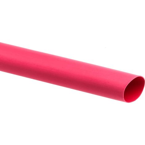 Gaine thermorétractable RS PRO, Dia. 12.7mm Rouge rétreint 2:1, 1.2m ( Prix pour Paquet de 5 )