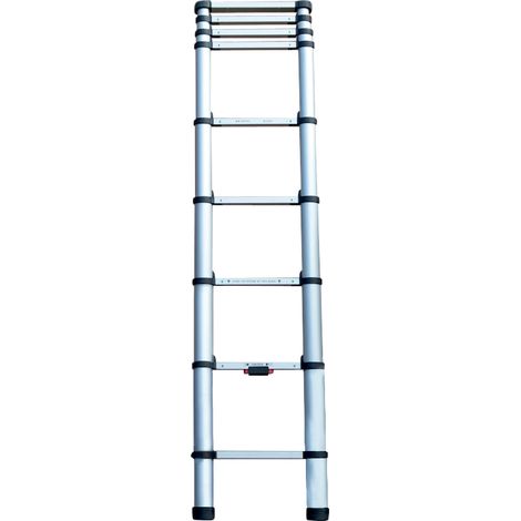 Centaure – Échelle télescopique KOMPACT 9 barreaux – hauteur de travail 2,65 m – charge maximale 150 kg – patins antidérapants pour stabilité (1/5)