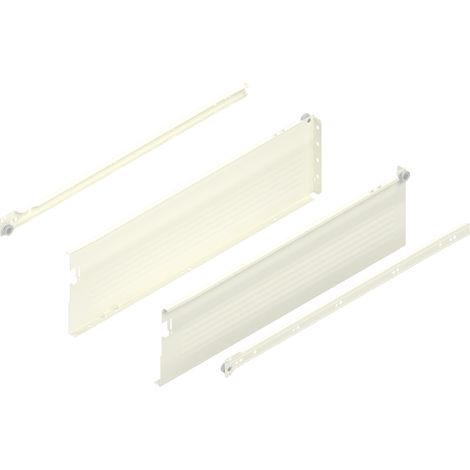 Blum Metabox Teilauszug 550mm C15 Zargenhöhe 150mm,                      RAL9001 Steckversion