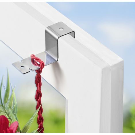 TÜRHAKEN HAKEN FENSTERHAKEN 2 STÜCK  WENKO