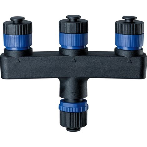 Paulmann 93929 Beleuchtungssystem Plug & Shine 3fach-Verteiler Schwarz (1/3)