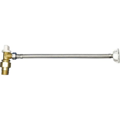 Flexible d'alimentation avec robinet d'arrêt pour réservoir encastré Wisa XS, 380 et 3800