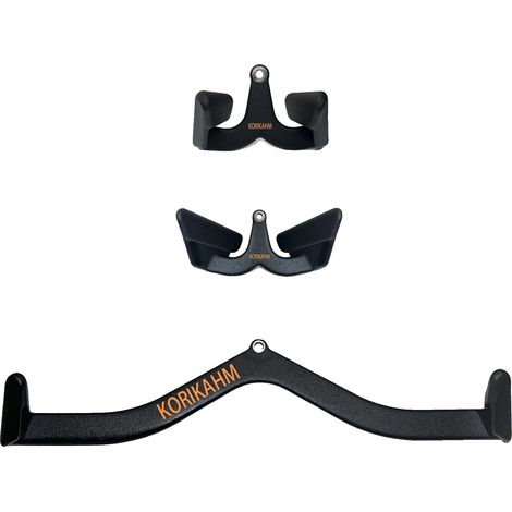 Barre de traction, design multi-prises, construction durable, NOIR-KRBAR0137 (1/2)