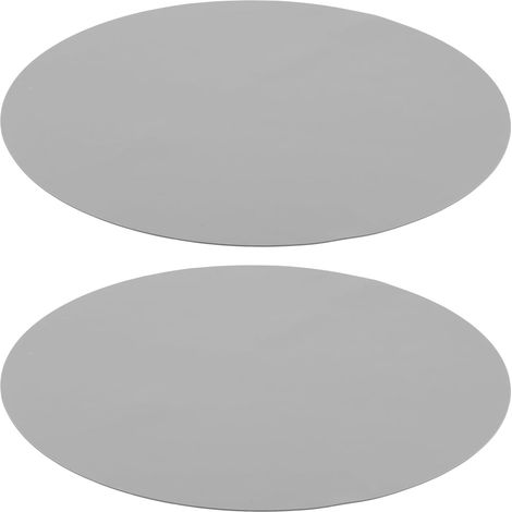 Lot de 2 Tapis de Cuisson en Silicone Résistant la Chaleur, Napperons Ronds Protecteurs pour Table Cuisine et Micro-Ondes, Isolants Thermiques Pratiques (1/5)