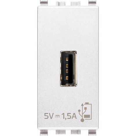 VIMAR – 20292.B USB-Netzteil 5V 1,5A 1M Weiß