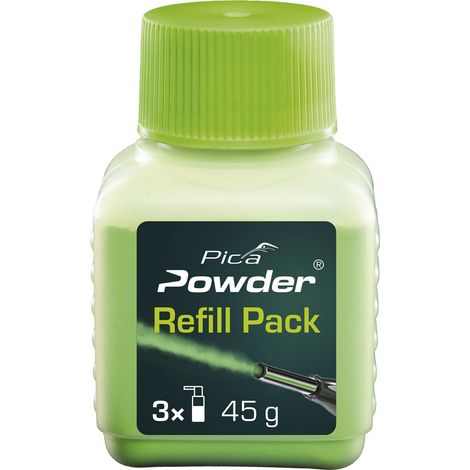 Pica Nachfüllpulver zu Bohrloch Spraymarker Powder 45 g, grün