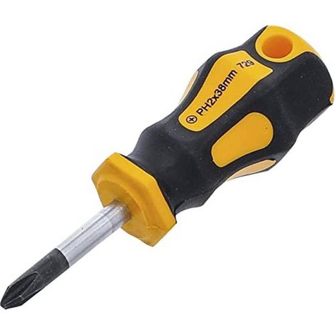 Tournevis pour Carburateur Cruciforme PH2 - Lame 38 mm - Précision et Maniabilité - Acier, Zones Difficiles - D-Work (1/5)