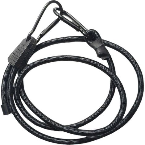 Verstellbares Gummiseil mit sicherer Metallschnalle, robuster Gepäckgurt für Fahrrad und Motorrad, 100 cm (1/5)