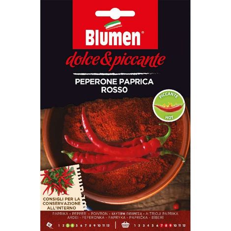 SEMI DI PEPERONE PICCANTE PAPRICA ROSSO