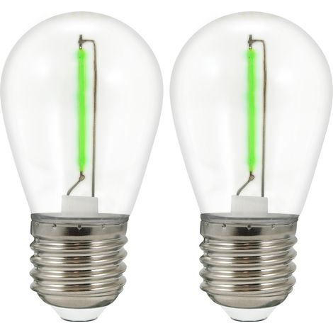 Polux PARTY 2 Lampadine LED COB Neon 36V E27 verdi (1/5)