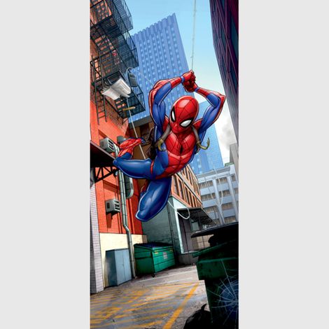 Poster intissé - Spider-Man de Marvel en ville - 90x202 cm (1/2)