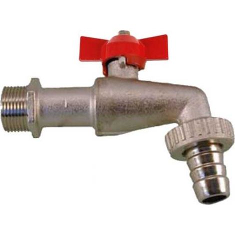 Rubinetto Ottone Sfera 1" Farfalla Professional