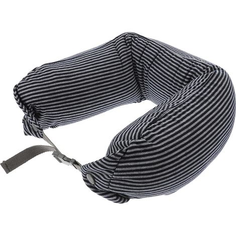 Oreiller Cervical De u Bleu-Gris, Coussin De Voyage Moelleux en Mousse à Mémoire, Soutien Ergonomique Nuque, Accessoires De Voyage en Avion, Multi-Usage pour Sommeil Et Sieste (1/5)