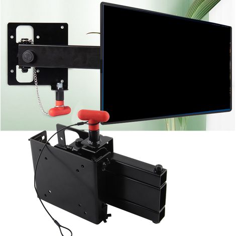 Wandhalterung für Wohnmobil-TV mit Verriegelungsmechanismus, Monitorhalterung, klappbare und teleskopierbare TV-Halterung für 19- bis 32-Zoll-Fernseher (übergewichtig) (1/5)