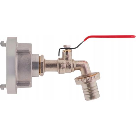 Raccord de borne d'incendie type Storz C-52 + vanne à bille 1" (1/5)