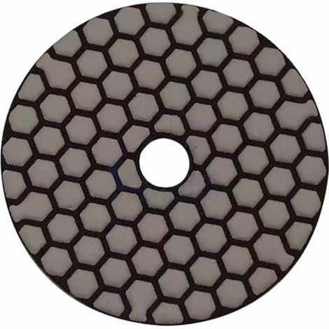 7Pcs Diamond Polishing Disc 4"/100Mm Dry Diamond Polishing Pads For Marble, Granite, Stone, Concrete