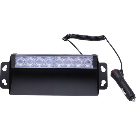 Gyrophare LED clignotant pour voiture, couleur rouge/bleu, ultra lumineux 6000K, universel (1/5)