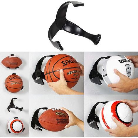 Support pour ballons de basket-ball, support de rangement pour ballons de football, étagère de rangement avec pince pour ballons, support suspendu pour ballons, étagère décorative pour la maison (1/5)