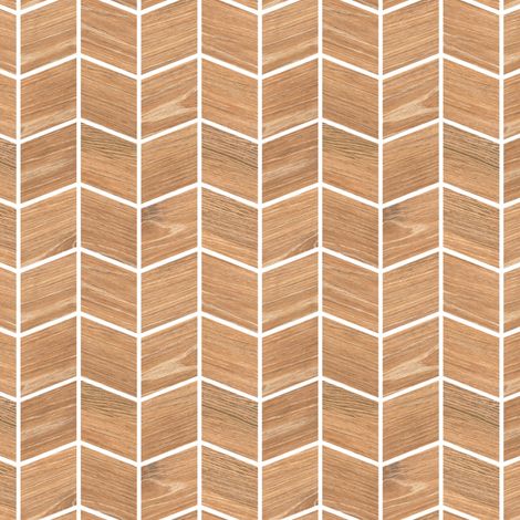 Mosaïque effet Bois Chêne Brun 27,5x24x1 cm Valdoro - Sol et mur intérieur (vendu par carton de 0,53 m²) - RO'MA CARRELAGE