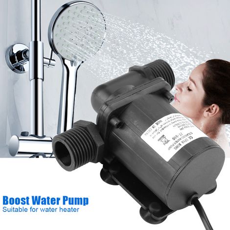 Pompe à eau de surpression sans balais 24V, tête hydraulique élevée, température -40°C à 100°C (1/5)