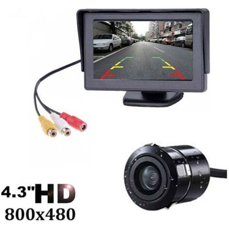 VURAHOME - Kit de système de caméra de recul sans fil pour voiture / camion / , XU,fourgonnette / pick-up / camping-car 4.3 `` système de recul de vue arrière de moniteur - (1/4)
