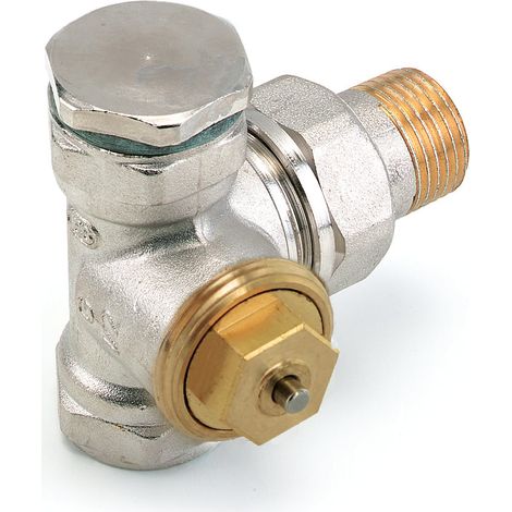 Comap – Corps thermostatique 1/2' à visser laiton nickelé – Fixe TRIAXE M30 – Double joint torique pour étanchéité – Conforme norme EN215