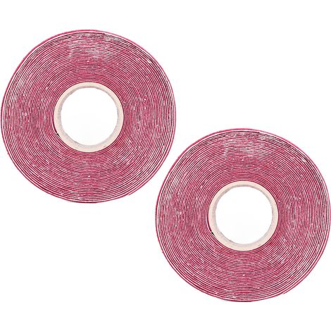 Ruban Kinésiologique Sport 5cm x 5m - 2 Rouleaux Rose pour Fitness, Musculation, Badminton (1/5)
