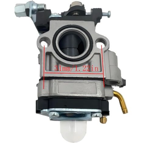 Hippotech Carburateur pour Débroussailleuse 52cc 43cc 49cc avec Kit de Réparation/Reconstruction de Carburateur Bougie et Filtre à Essence