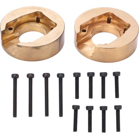 1 Paire de Masselottes en Laiton pour Jantes, Poids d'Équilibrage Interne pour Voiture d'Escalade Absima Sherpa 1/10, Pièces de Mise à Niveau (1/5)