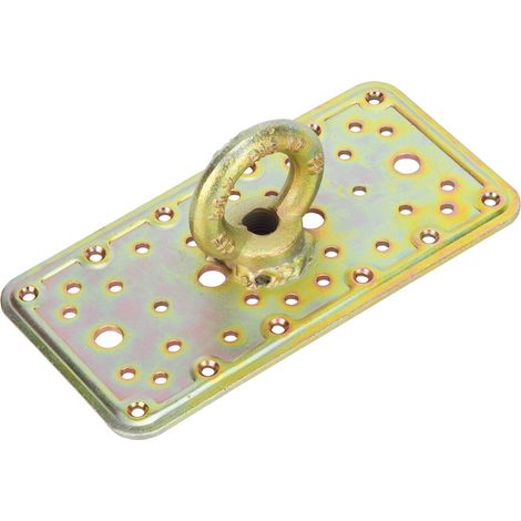 PIASTRA 862 CON OCCHIOLO ACC TROP 100X3,0X200 MM- ALDEGHI LUIGI SPA- 4,0 pz