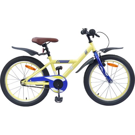Teenpull – Kinderfahrrad 18 Zoll für 5-7 Jahre alt Gelb (1/5)