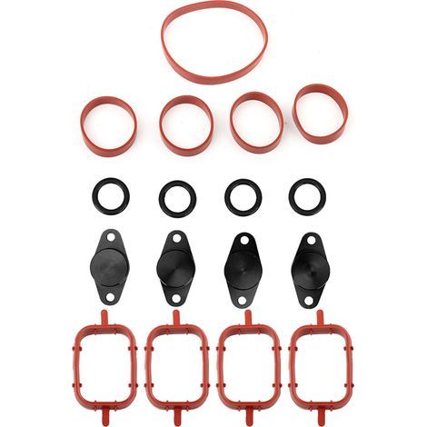 4x22mm Motor-Drallklappen-Entfernungsstopfen mit Gummidichtungen passend für E46 320d/318d (Schwarz) (1/5)