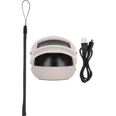 Enceinte Bluetooth 4.2 Portable Mini pour Casque - Support Téléphone Multifonction pour Voyage en Extérieur - Gris (1/5)