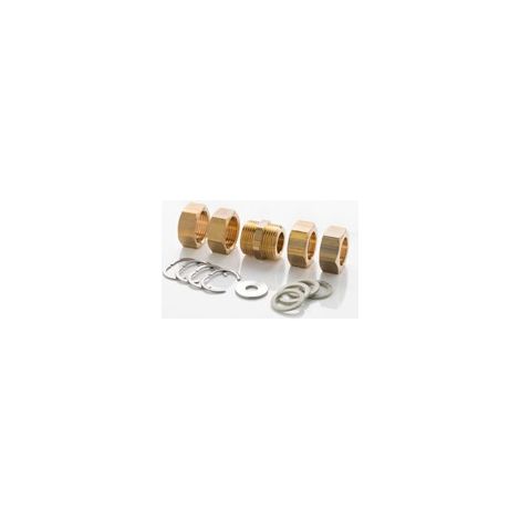 Kit de colector solar inoxidable Dn16 Eco