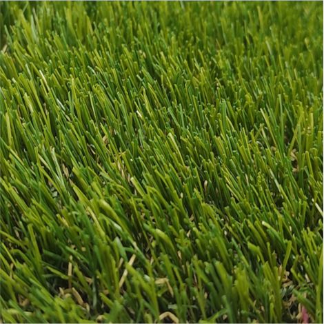 Gazon Synthétique 2X6M 25MM Lisse Duveteux Jardin Extérieur Type Quatre-tons