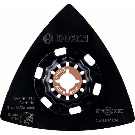 Bosch Carbide-RIFF Schleifplatte AVZ 90 RT2 90 mm Sanding Grit 2 - 2609256F13 (1/5)