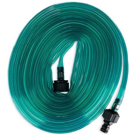 Arroseur de Tuyau, Tuyau d'arrosage Plat, pour Le Jardin, avec Trous, prêt à être raccordé,5 mètres, Vert, 1 pièce