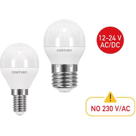 LAMPADINE CENTURY LED BT E14 M/G 5W C.