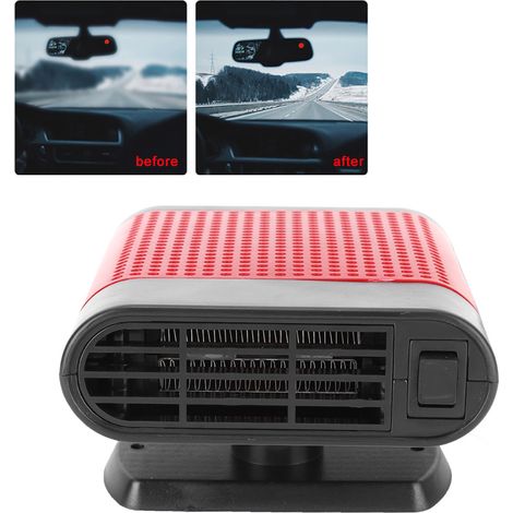 Chauffage de voiture portable 24 V, ventilateur chauffant et rafraîchissant, dégivreur/désembueur de pare-brise pour l'hiver (1/5)